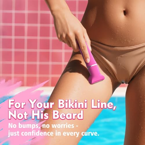 3-in-1 Bikini Trimmer for Women, Electric Shaver, Grooming Kit