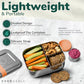 Stainless Steel Bento Box + Condiment Container
