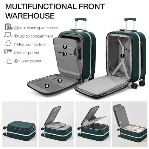 Luggage Suitcase with Spinner Wheels