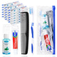 10 Set Travel Toothbrush Kit Bulk (10 Count)
