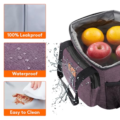 Medium Lunch Bag (Purple / Medium(9L))