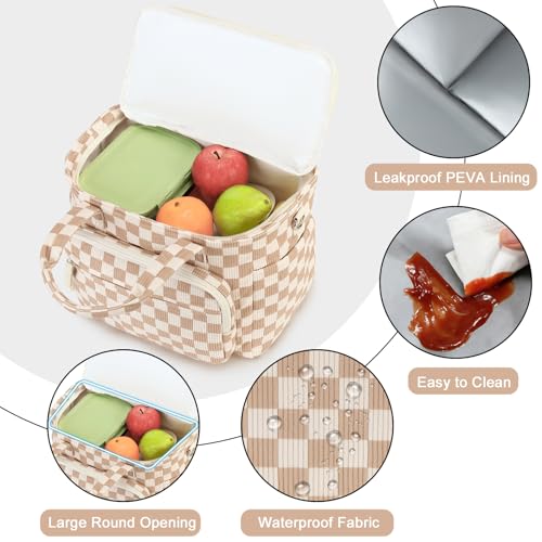 Insulated Lunch Bag for Women Men