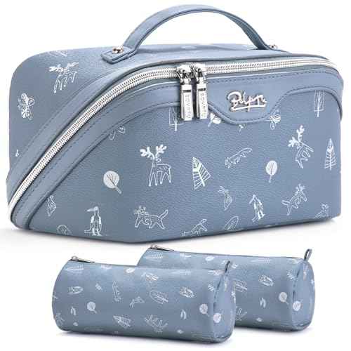 Travel Makeup Bag Cosmetic Bags for Women (3 Count)