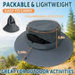 Sun Hats for Men Women Wide Brim Bucket Hat Khaki