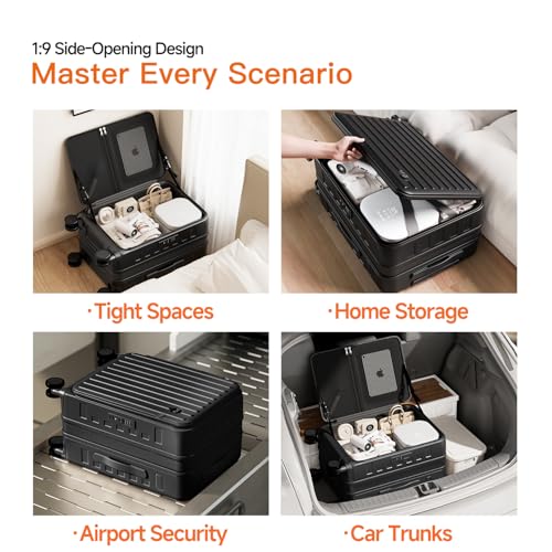 Expandable Lightweight PC Hard Shell Suitcase