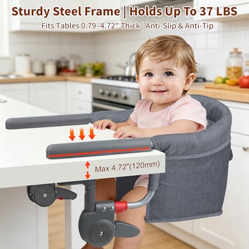 Hook On High Chair for Baby 6