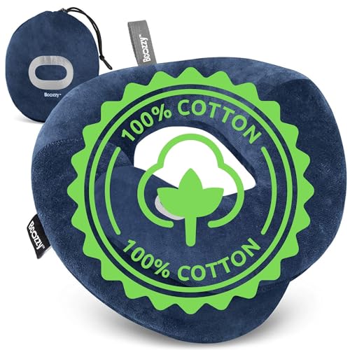 Organic Cotton Double Support Neck Pillow for Travel