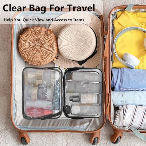 Clear Toiletry Bag TSA Approved Quart Size Travel Carry On
