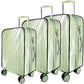 3 Pieces Thicken Clear Luggage Cover Protector (3 Count)