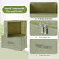 Fabric Storage Bins with Zipper Lids (3 Count)