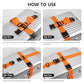 Cross Luggage Straps for Suitcase and Luggage Tags 3 Packs
