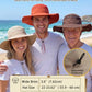 Men's Sun Hat UPF 50+ Wide Brim Bucket Hat Windproof Fishing Hats