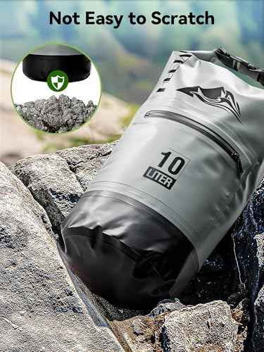 Waterproof Dry Bag Backpack with Zippered Pocket