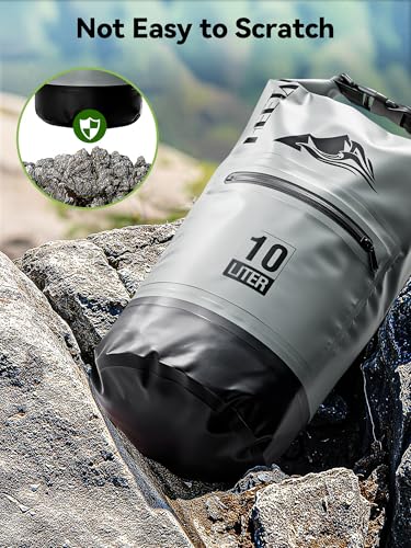 Waterproof Dry Bag Backpack with Zippered Pocket