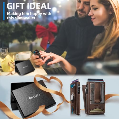 Airtag Wallet for Men Money Clip 9 (9 Count)