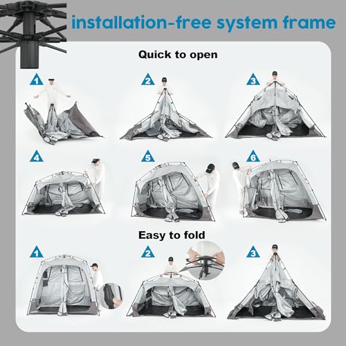 Portable Camping Shower Tent Deluxe Changing Room Easy Set Up Privacy Shelter