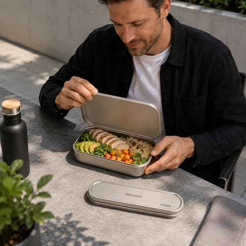 100% Pure Titanium Travel Cutlery Set (5 Count)