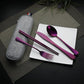 Travel Utensils with Case (5 Count)