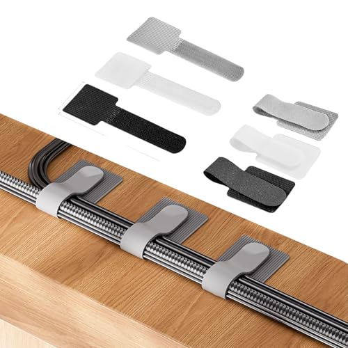 Cord Organizer Cable Management Under Desk for Home Office (45 Count)