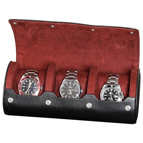 Watch Roll Travel Case for 3 Watches