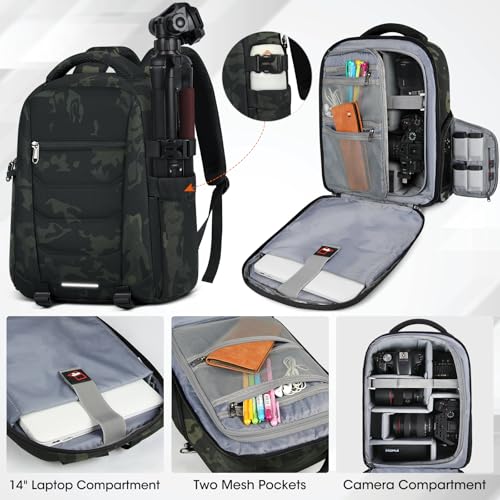 Camera Bag Backpack Professional for DSLR SLR Mirrorless Camera