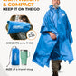 Rain Poncho for Adults