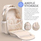 Boss Plus Large Diaper Bag Backpack with 19 Pockets