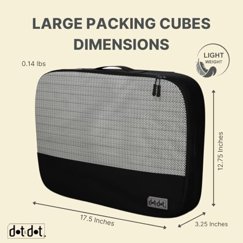 Large Packing Cubes for Travel (5 Count)