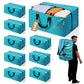 8 Pack Extra Large Moving Bags with Backpack Straps & Handles (8 Count)