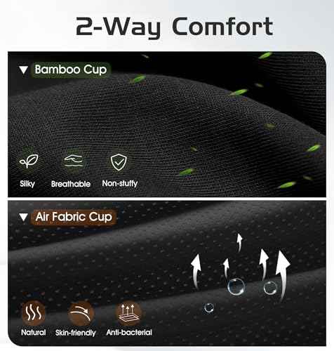 Bluetooth Sleep Mask with 2 Removable 3D Contoured Cup