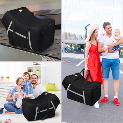 Infant Car Seat Travel Bag for Airplane Compatible with All Nuna Pipa Car Seat and Base