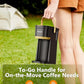 Mini Single Serve Coffee Maker for K Cups and Grounds with Handle