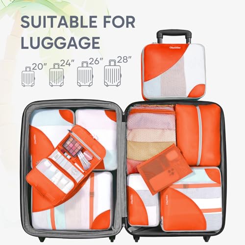 10 Set Packing Cubes for Travel (10 Count)