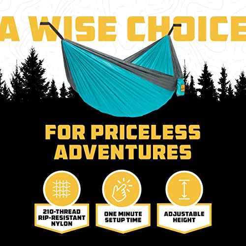Hammock for Camping Double Hammocks Gear for The Outdoors Backpacking Survival or Travel