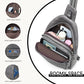 Sling Bag for Women Crossbody Bags Sling Purse Cross Body Backpack Vegan Leather Over Shoulder Bag Travel Handbag Gifts Dark Grey