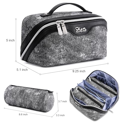 Travel Makeup Bag Cosmetic Bags for Women (3 Count)