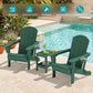 Outdoor Adirondack Chair Set of 4 with Cup Holders (4 Count)
