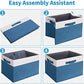 Storage Baskets for Shelves 3 Pack (3 Count)