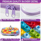 Clear Hard Shell Zipper Cases (6 Count)