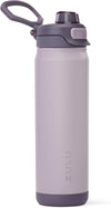 ZULU Powerfill Pro 24oz Stainless Steel Water Bottle with Quick Fill Lid, Triple Walled Vacuum Insulated Metal, Leak Proof Locking Lid, Sip and Chug, Reusable BPA Free, Amethyst - Roamly
