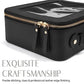Large Capacity Clear Toiletry Bag for Women Travel Makeup Bag Black
