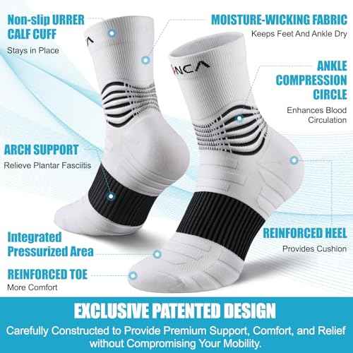 Professional Compression Socks for Women Men Circulation (2 Count)