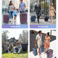 Luggage Sets 3 Pcs Suitcase with Wheels (3 Count)