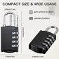 10 Pcs 4 Digit Combination Locks Small Combo for Luggage (10 Count)