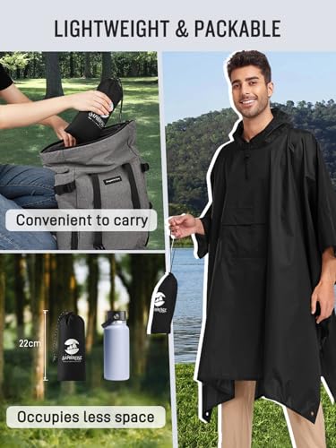 Double Layer Rain Poncho