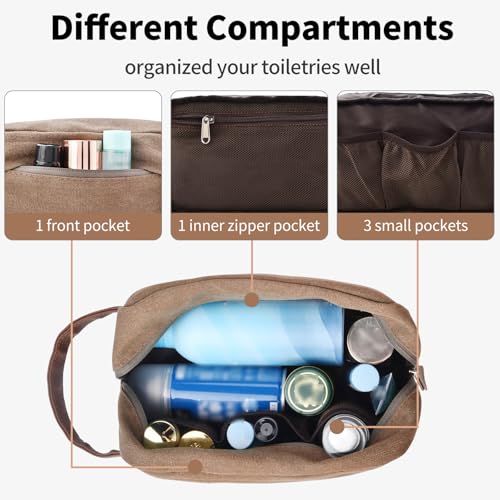 50L Canvas Duffle Bag for Travel Weekender Gym Overnight Carry