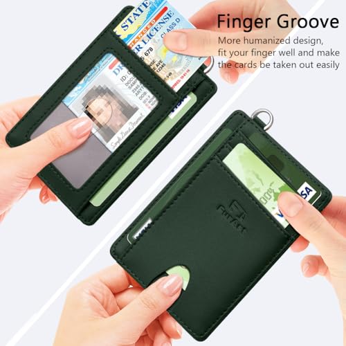 Slim Minimalist Wallet RFID Credit Card Holder for Men