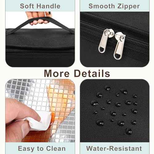 Small Insulated Lunch box Portable Soft Bag Mini Cooler Thermal Meal Tote Kit with Handle for Work