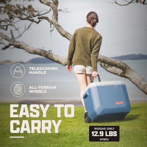 Xtreme 50qt Rolling Cooler with Wheels