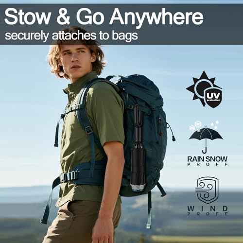 Windproof Compact Travel Umbrella